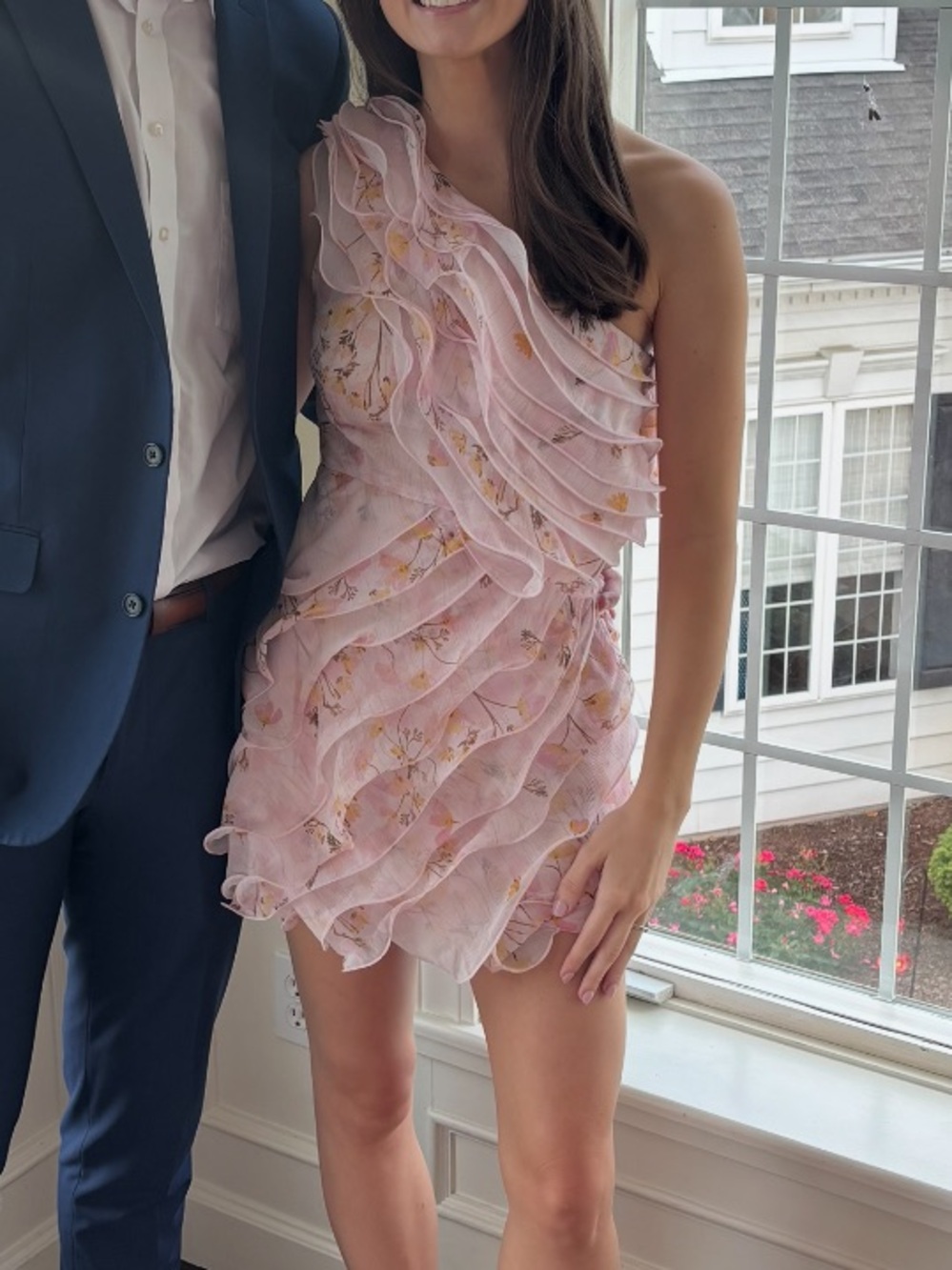 Elliatt Tulsia Mini Dress in Pink Multi - Picture 4 of 5